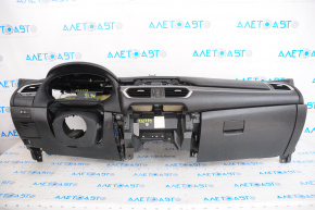 Dashboard front panel without AIRBAG Mazda 6 16-17 rest, black, with trim and glove compartment