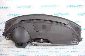 Dashboard front panel without AIRBAG Mazda 6 16-17 rest, black, with trim and glove compartment