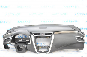 Torpedo front panel without AIRBAG Nissan Murano z52 15-18 black
