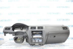 Torpedo front panel without AIRBAG VW Jetta 11-18 USA black, with glove compartment