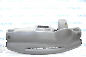 Torpedo front panel without AIRBAG VW Jetta 11-18 USA black, with glove compartment