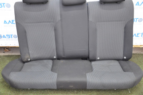 Rear row of seats 2 row VW Jetta 11-18 USA cloth black with gray insert