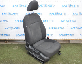 Passenger seat VW Jetta 11-16 USA without airbag, mechanical, cloth black
