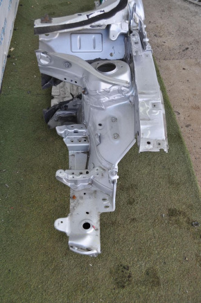 Front left quarter VW Passat b8 16-19 USA silver, with central pillar, dented side member nose