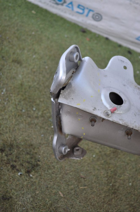 Front left quarter VW Passat b8 16-19 USA silver, with central pillar, dented side member nose