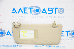 Left visor Toyota Prius 50 16-18 beige, dry cleanable