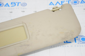Left visor Toyota Prius 50 16-18 beige, dry cleanable