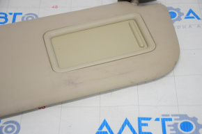 Right visor Toyota Prius 50 16-22 beige, dry cleanable
