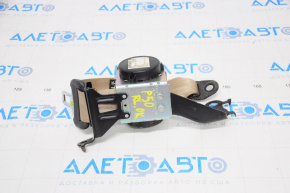 Seat belt rear left Toyota Prius 50 16-21 beige