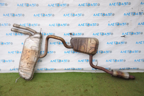 Muffler rear part barrel VW Beetle 12-14 2.5 complete with middle part