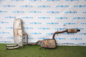 Muffler rear part barrel VW Beetle 12-14 2.5 complete with middle part
