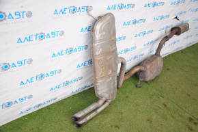 Muffler rear part barrel VW Beetle 12-14 2.5 complete with middle part
