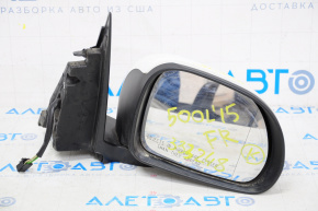 Side mirror right complete Fiat 500L 14-19 7 pins, heated, white