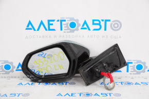 Left side mirror complete Toyota Prius 50 16-20 6 pins, BSM, green