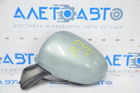 Left side mirror assembly Toyota Prius V 12-14 5 pins, green