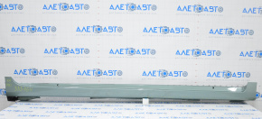 Right threshold Toyota Prius V 12-17 green, broken fastening, fracture, scratches