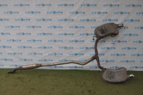 Muffler rear with barrels Dodge Journey 11-14 3.6 awd