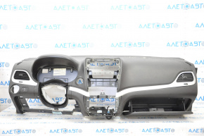 Torpedo front panel with AIRBAG Dodge Journey 11-20 black, with glove compartment, break, without left plug