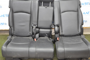 Rear row of seats 2 row Dodge Journey 11- leather black, mechanical