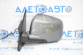 Left side mirror assembly Dodge Journey 11-15 5 pins, heated, PAJ graphite, crack