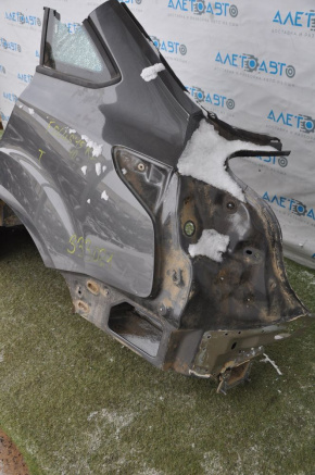 Quarter wing rear left Ford Focus mk3 11-18 4d, graphite, dent