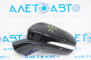 Left side mirror complete Ford Fusion mk5 13-20 7 pins, turn signal, heated, black