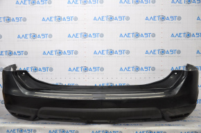 Rear bumper bare Nissan Rogue 14-16 black KH3