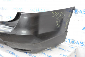 Rear bumper bare Nissan Rogue 14-16 black KH3