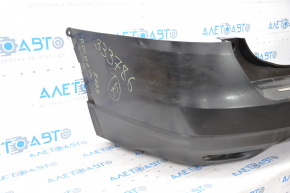 Rear bumper bare Nissan Rogue 14-16 black KH3