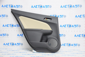 Door trim card rear left Toyota Prius 50 16-22 black with beige insert