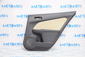 Door trim card rear right Toyota Prius 50 16-18 black with beige insert