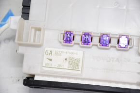 Fuse box under the dashboard Toyota Prius 16-22