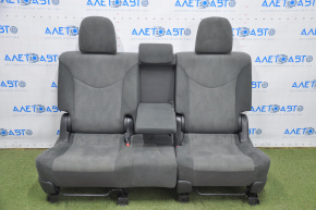 Rear row of seats 2nd row Toyota Prius V 12-14 velour dark gray, scratches on the backs