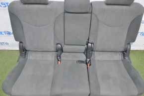 Rear row of seats 2nd row Toyota Prius V 12-14 velour dark gray, scratches on the backs