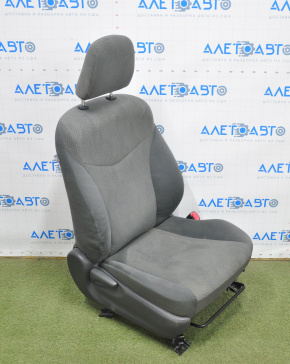 Passenger seat Toyota Prius V 12-17 without airbag, mechanical, dark gray velour