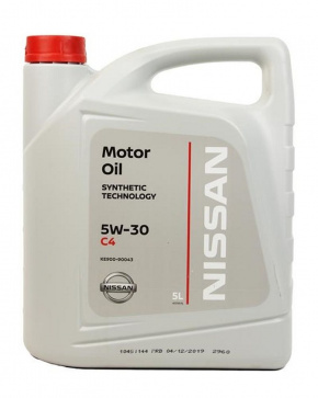 Motor oil Nissan 5W-30 5l SM synthetic