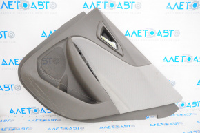Door trim card rear right Chevrolet Malibu 16-23 gray cloth, crack crepe, scratches
