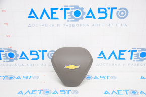 Airbag in steering wheel driver Chevrolet Malibu 16-25 gray, rusty pyropatron