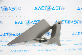 Rear pillar trim left Chevrolet Malibu 16-23 gray, broken crepe, scratches