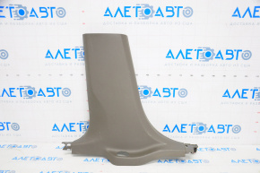 Center pillar trim lower left Chevrolet Malibu 16-23 gray, scratches