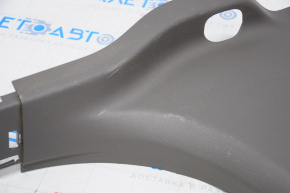 Center pillar trim lower left Chevrolet Malibu 16-23 gray, scratches