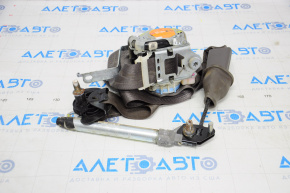 Driver's seat belt with tensioner Chevrolet Malibu 16-19 gray, water damage does not retract