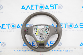 Naked steering wheel Chevrolet Malibu 16-22 gray leather, without buttons and paddles, for dry cleaning