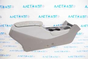 Console central armrest and cup holders Chevrolet Malibu 16-23 gray under chemical scratches