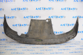 Chevrolet Malibu 16-23 rear bumper lip without muffler tips, structure, worn