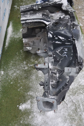 Front quarter left Ford Fusion mk5 13-20 black, with central pillar, bent side member