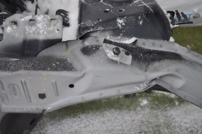 Front right quarter Ford Fusion mk5 13-16 without bracket black, with central pillar, bent side member