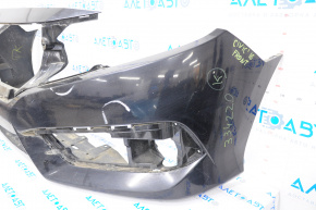 Front bumper bare Honda Civic X FC 16-19 black, rubbed, dented