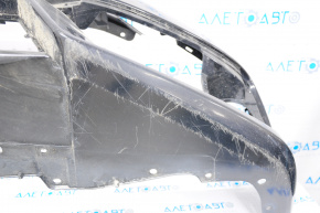 Front bumper bare Honda Civic X FC 16-19 black, rubbed, dented