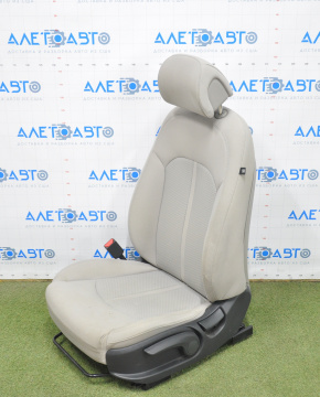 Driver's seat Hyundai Sonata 15-19 without airbag, mechanic, cloth gray